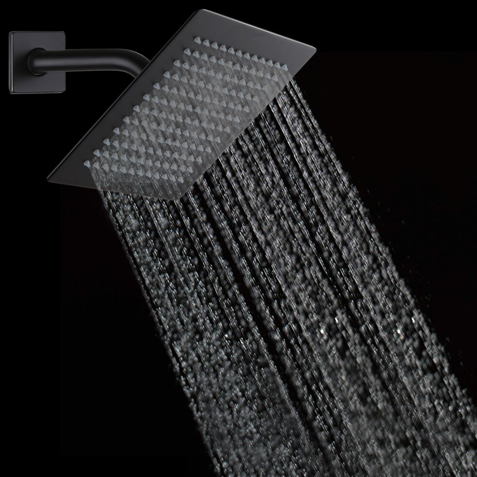 Aquacubic Chiny Producent systemów prysznicowych Matowy czarny zestaw prysznicowy z pojedynczym uchwytem i wylewką wanny